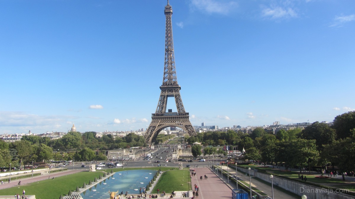Paris Torre Eiffel Trocadero