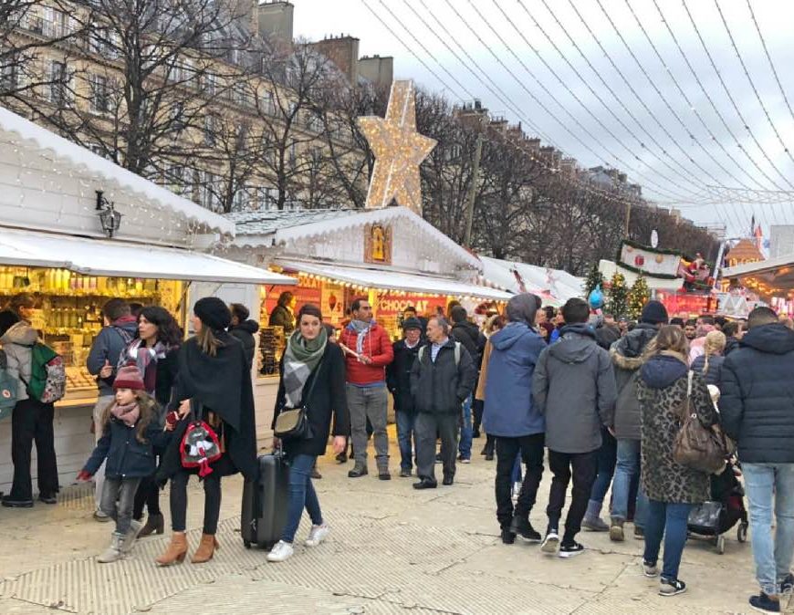 Mercado de Natal de Paris Jardim des Tuileries