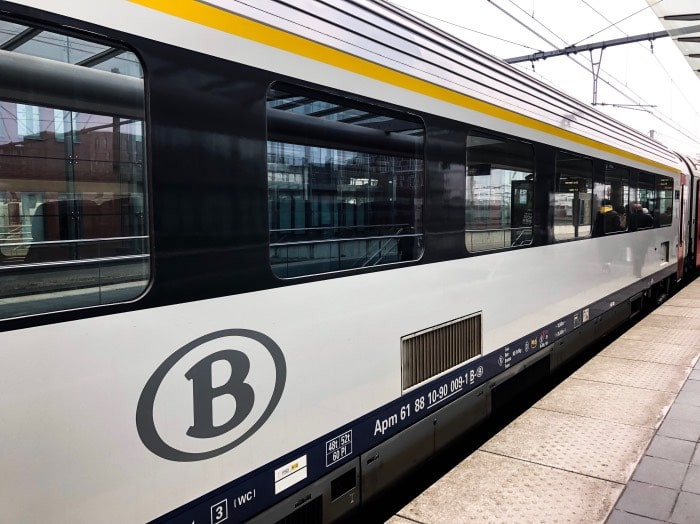 Trem Bruxelas Bruges